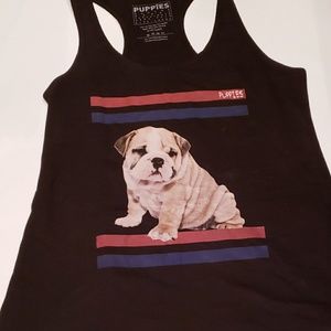 Puppies Make Me Happy Tank Top